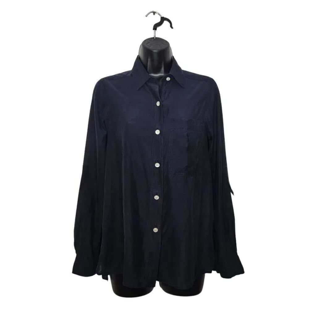 Marc by Marc Jacobs Button Down Women's Size 0 XS Semi Sheer Pearl Buttons Class